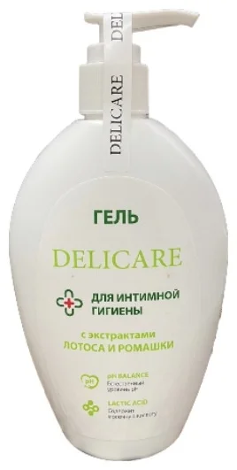 Мыло для интимной гигиены Delicare с лотосом и ромашкой 270мл