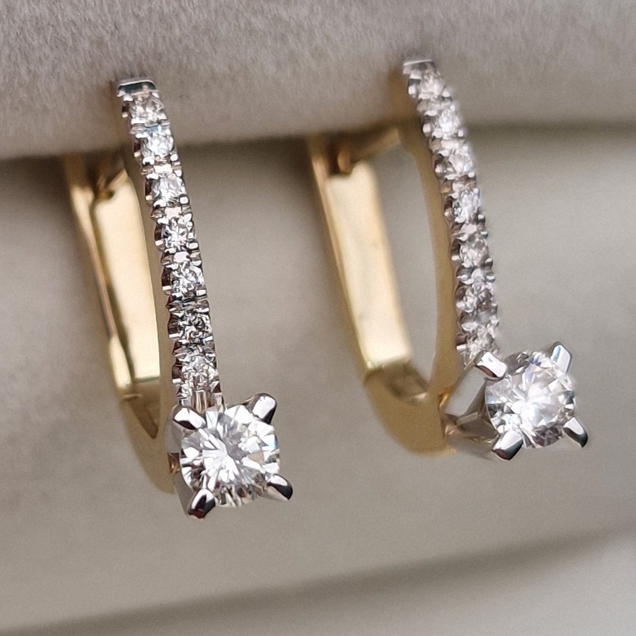 Серьги Deimantas 102926495 2,98гр 0,42ct. купить,NaN