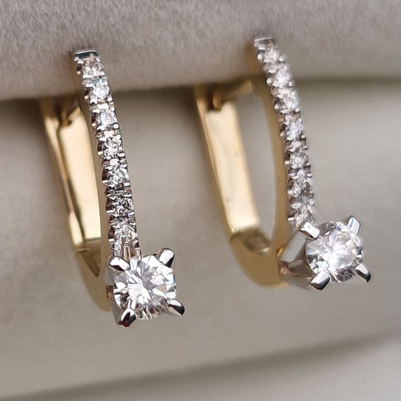 Серьги Deimantas 102926495 2,98гр 0,42ct. купить,NaN