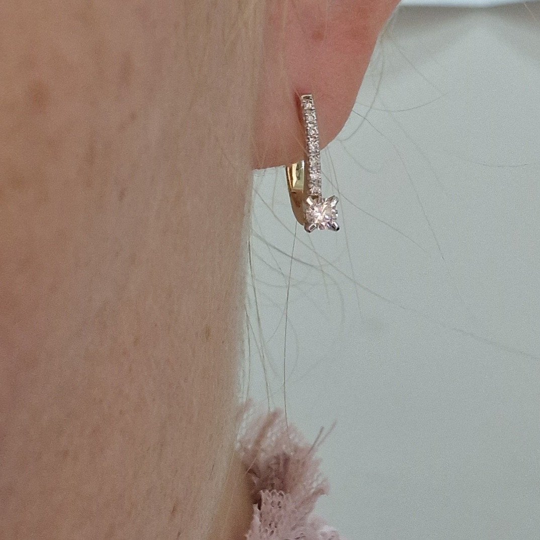 Серьги Deimantas 102926466 3,02гр 0,48ct. купить,NaN