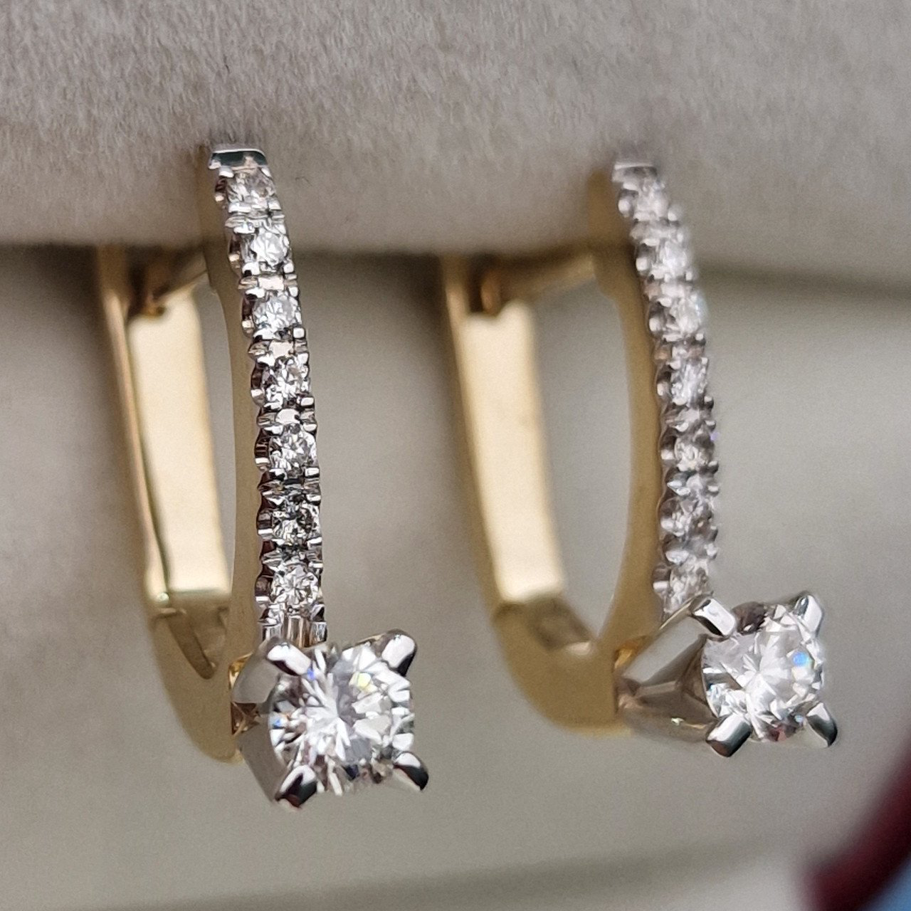 Серьги Deimantas 102926466 3,02гр 0,48ct. купить,NaN