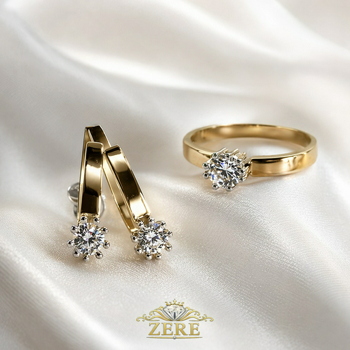 Комплект украшений Zere ZR070414 серебро 6.5гр 18р