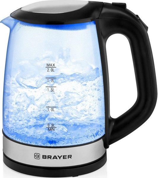 Электрический чайник Brayer BR1040BK 2 л черный