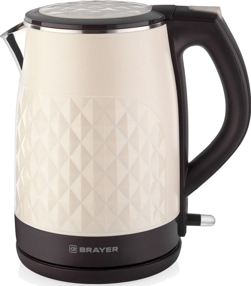 Электрический чайник Brayer BR1040WH бежевый