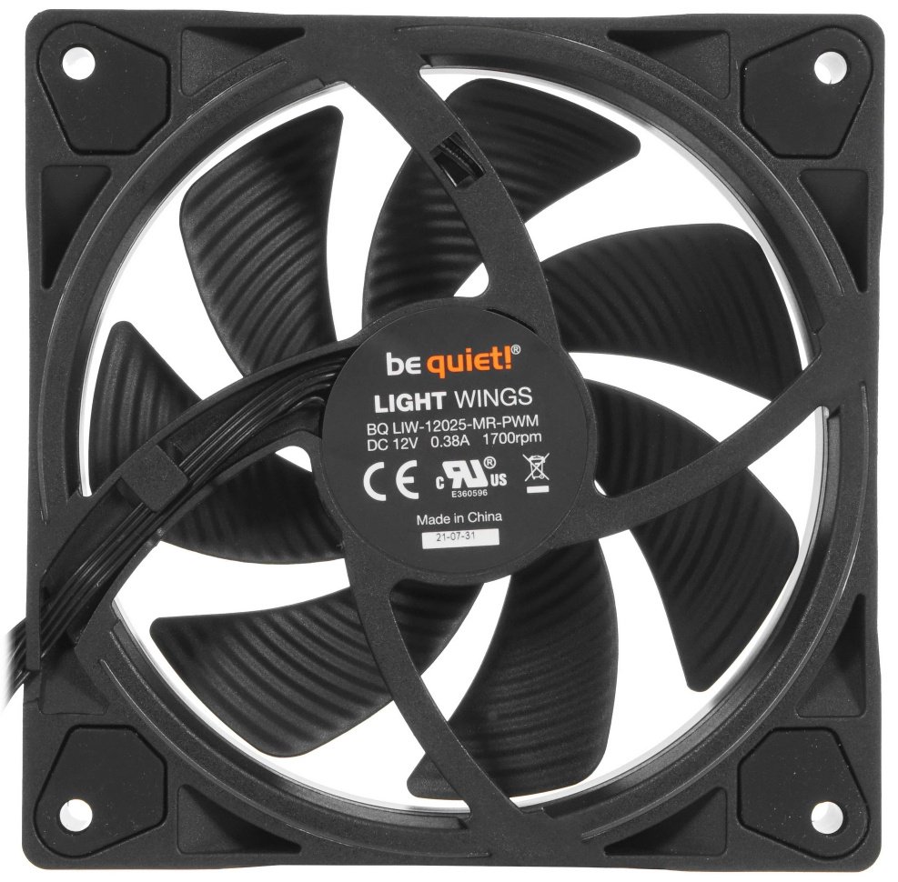 Вентилятор для корпуса Be quiet Bequiet! Light Wings LX 120mm PWM BL120 купить,NaN