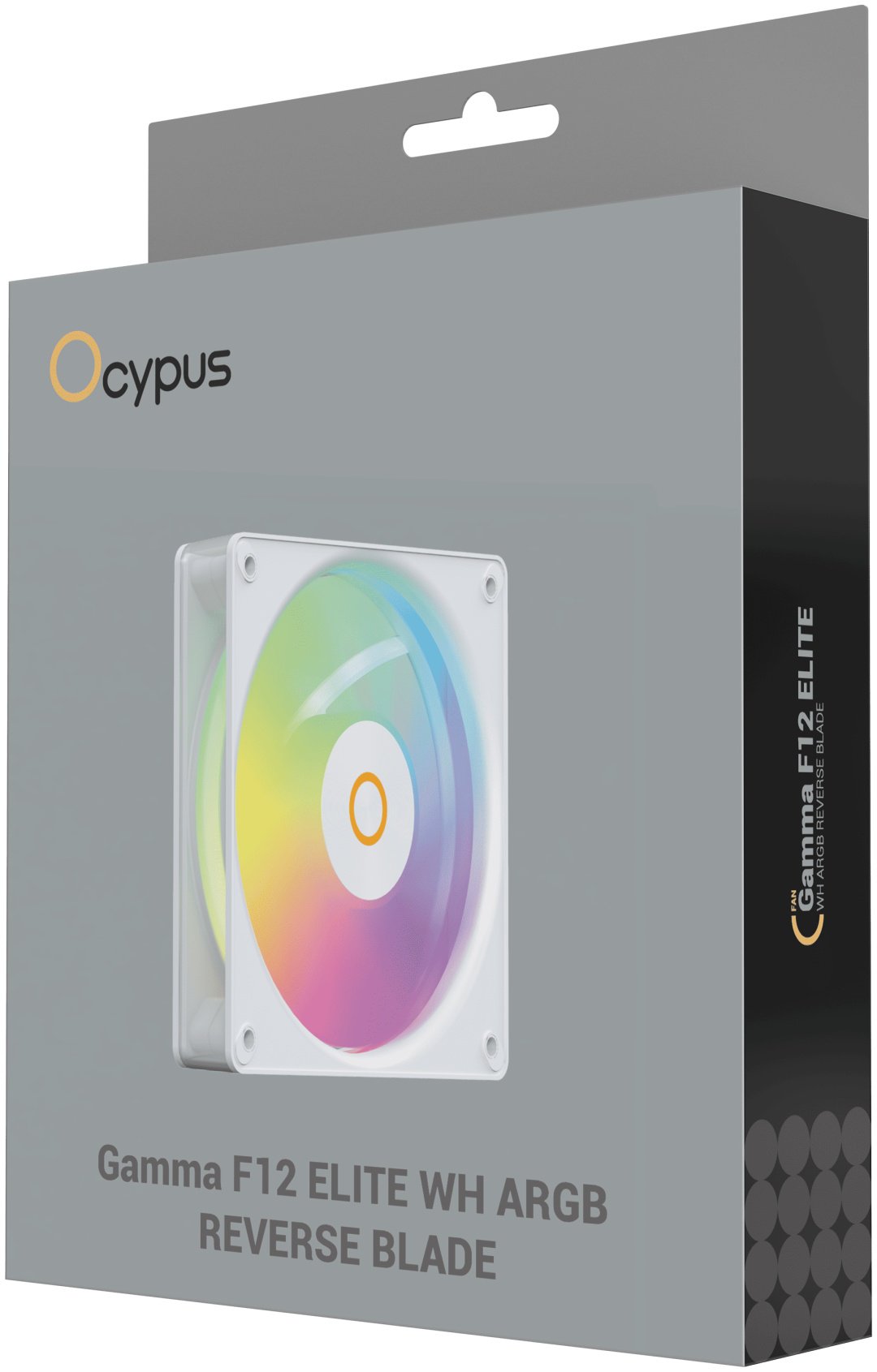 Вентилятор для корпуса Ocypus Gamma F12 Elite WH ARGB REVERSE BLADE, Gamma-F12-WH1AM01E-GL купить,NaN
