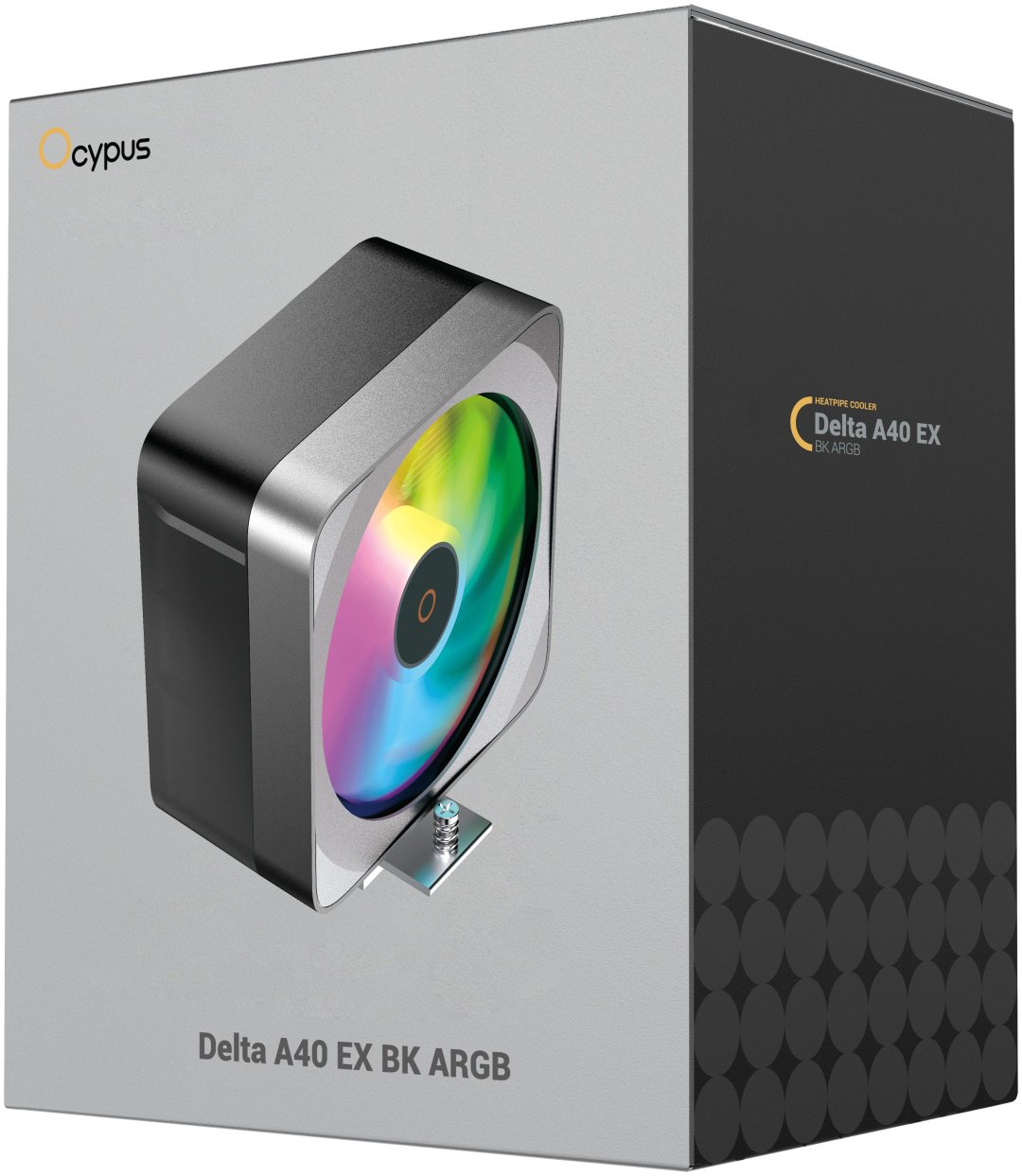 Вентилятор для корпуса Ocypus Delta A40 EX BK ARGB, Delta-A40-BK1NAWN00E-GL купить,NaN
