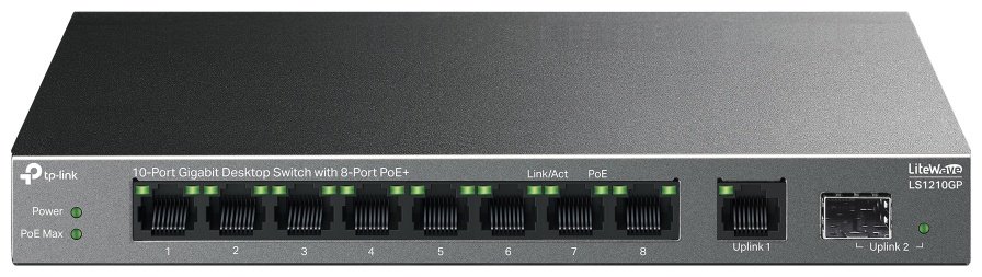 Коммутатор TP-LINK LS1210GP купить,NaN