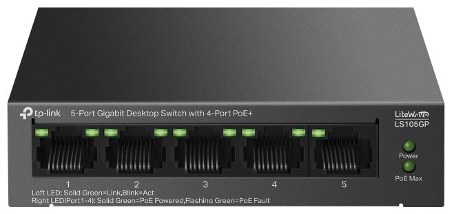 Коммутатор TP-LINK LS105GP(UN)