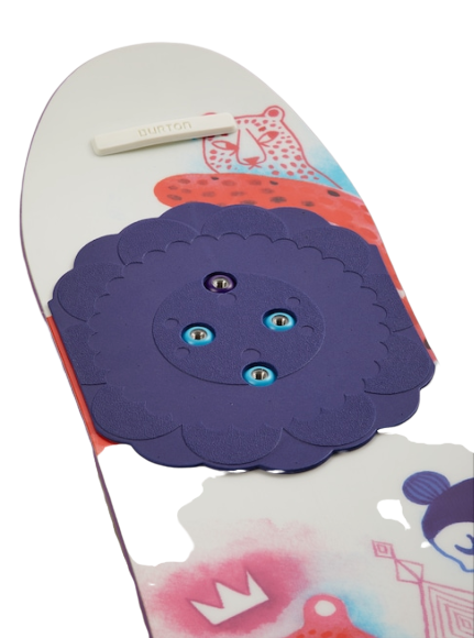 Сноуборд Burton Chicklet 130 бело-фиолетовый