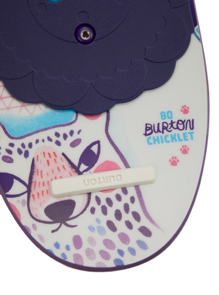 Сноуборд Burton Chicklet 115 бело-фиолетовый купить,NaN
