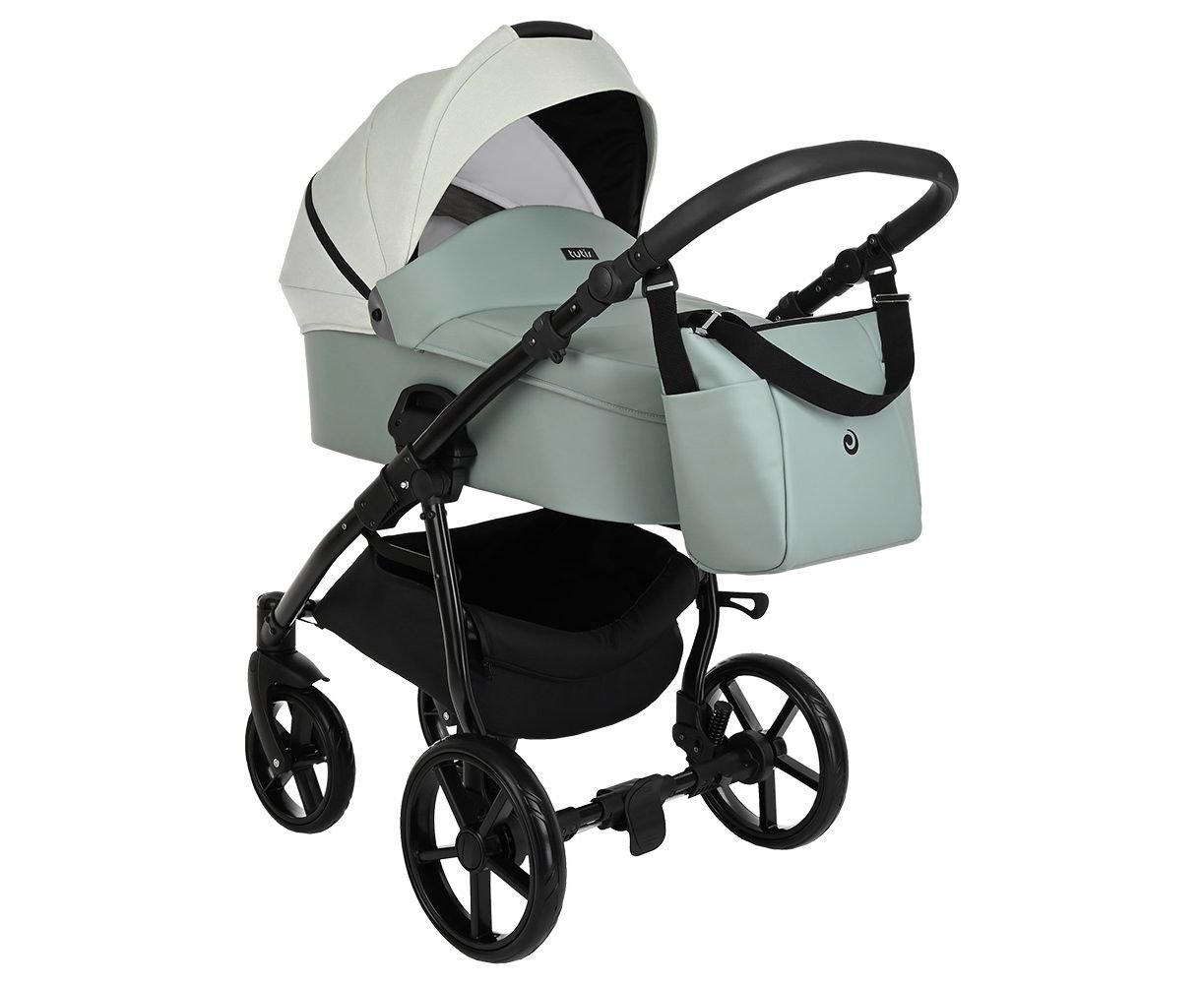 Коляска 2 в 1 Tutis Novo Кожа Mint/Mint купить,NaN