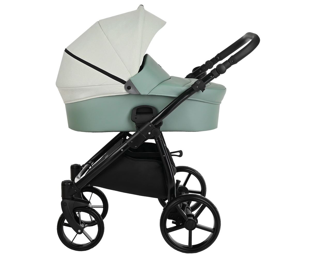 Коляска 2 в 1 Tutis Novo Кожа Mint/Mint купить,NaN