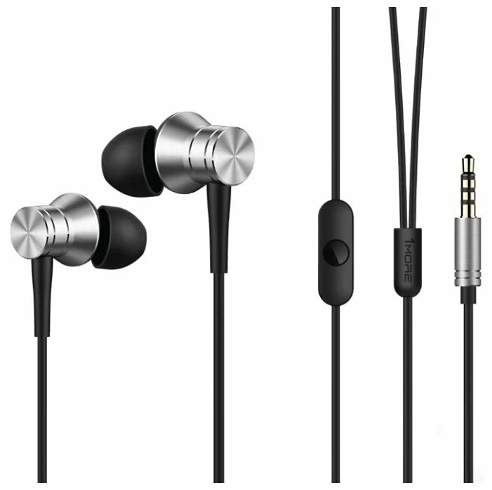 Наушники 1More Piston Fit E1009 серебристые купить,NaN