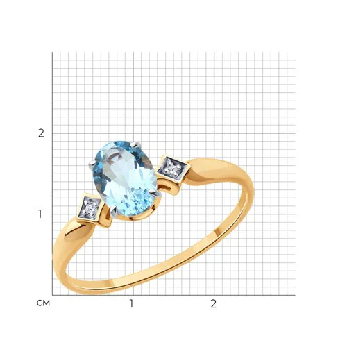 Кольцо Diamant 51-310-01919-1_17 17р купить,NaN