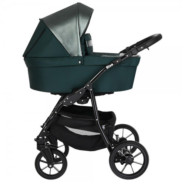 Коляска 2 в 1 Pituso Nino Emerald mood + Кожа Metalic Emerald mood купить,NaN