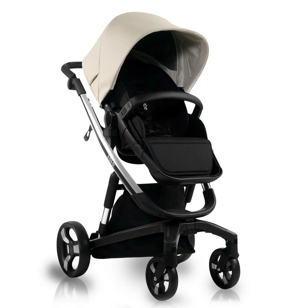 Коляска 2 в 1 Ibebe I-Stop IS21 Beige/Chrome купить,NaN