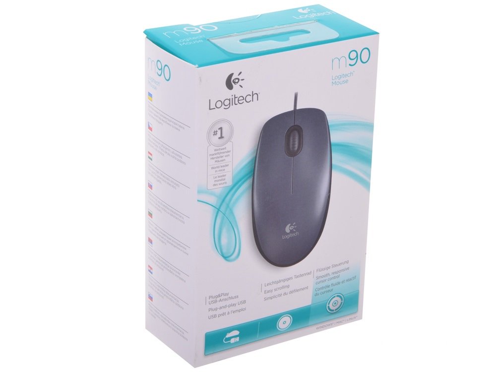 Мышь Logitech M90 910-001794 /910-001793 Grey - ForteMarket Мышь Logitech M90 910-001794 /910-001793 Grey купить,0