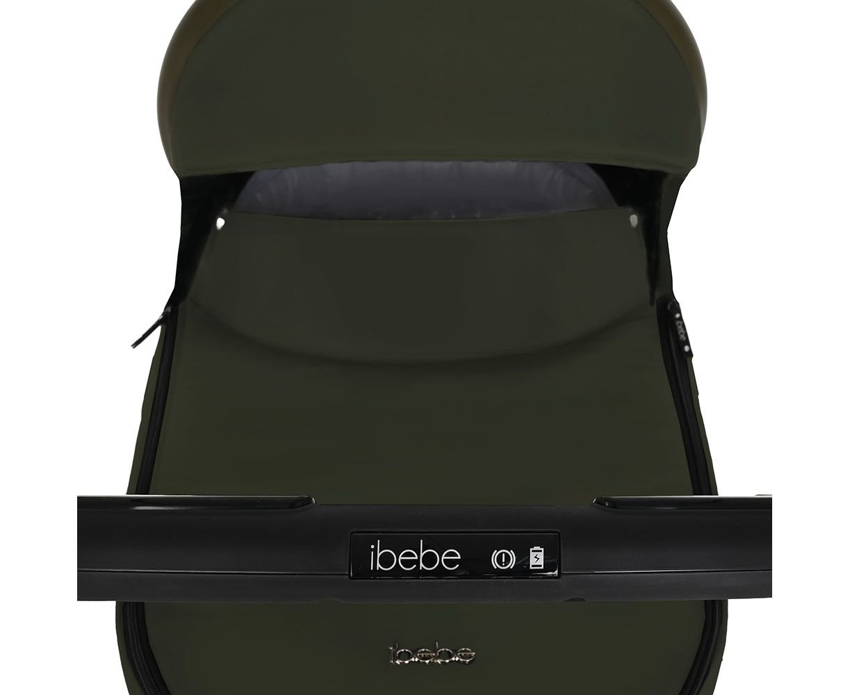 Коляска 2 в 1 Ibebe I-Stop Night Green/Black купить,NaN