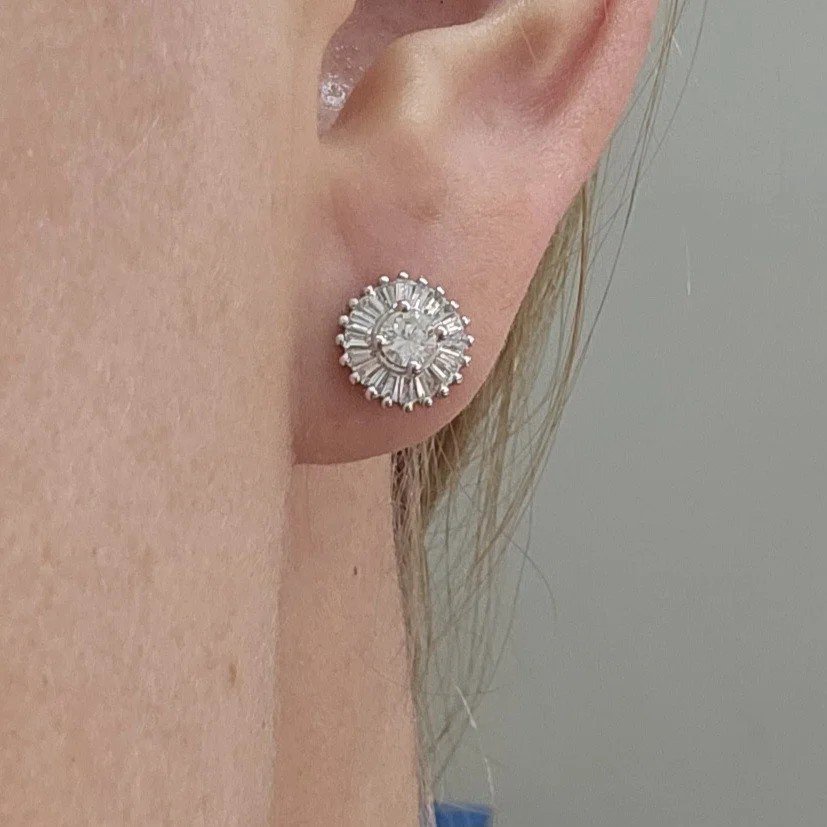 Серьги Deimantas 109892126 2,86гр 0,67ct. купить,NaN