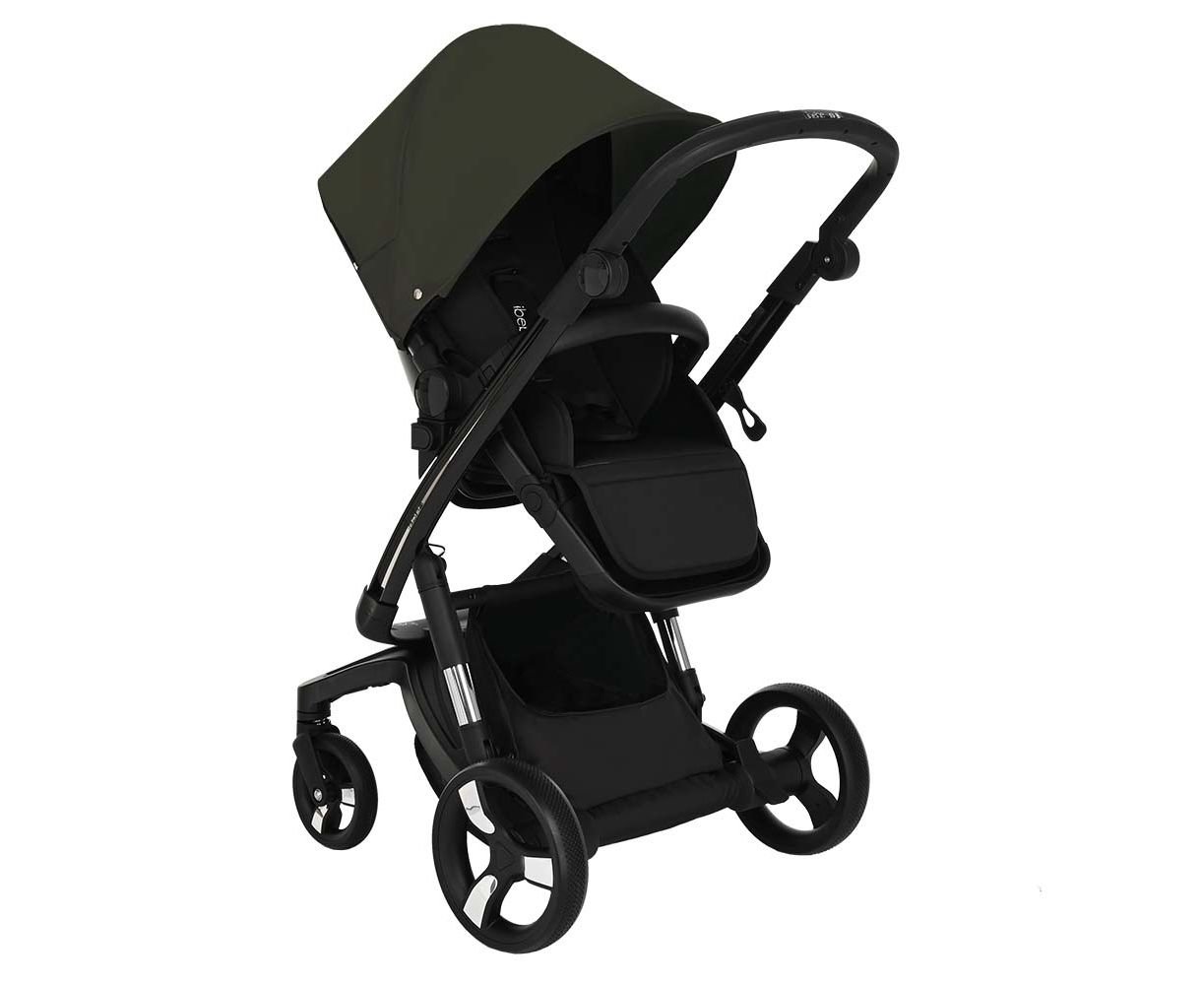 Коляска 2 в 1 Ibebe I-Stop Night Green/Black купить,NaN