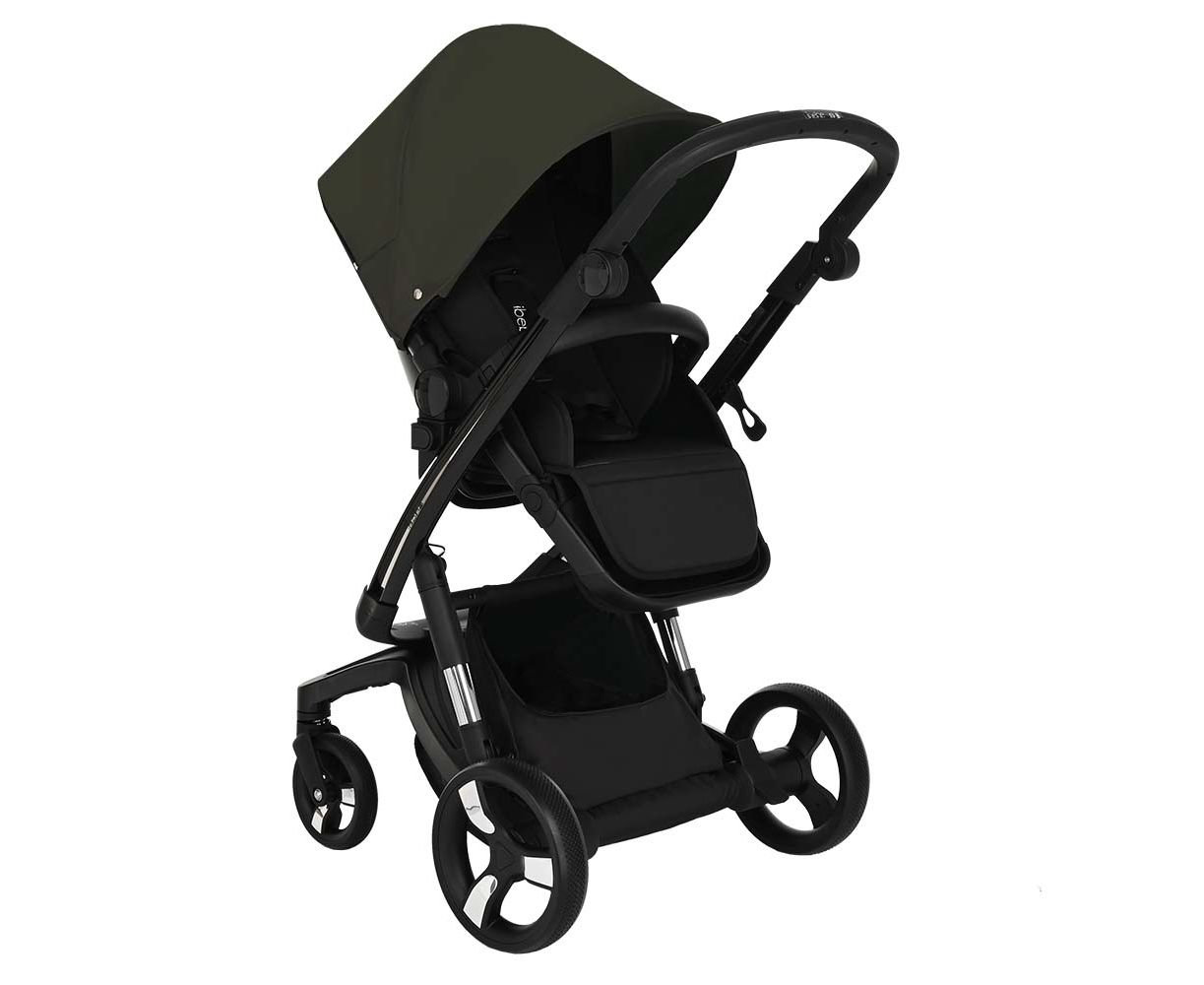 Коляска 2 в 1 Ibebe I-Stop Night Green/Black купить,NaN