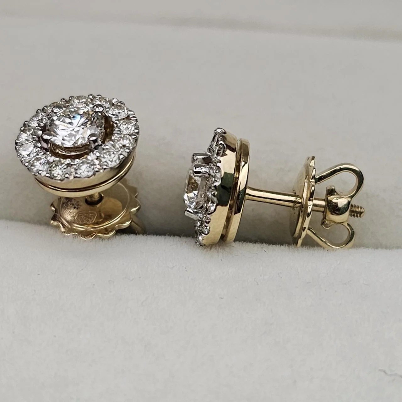 Серьги Deimantas 109892383 3,23гр 0,73ct. купить,NaN