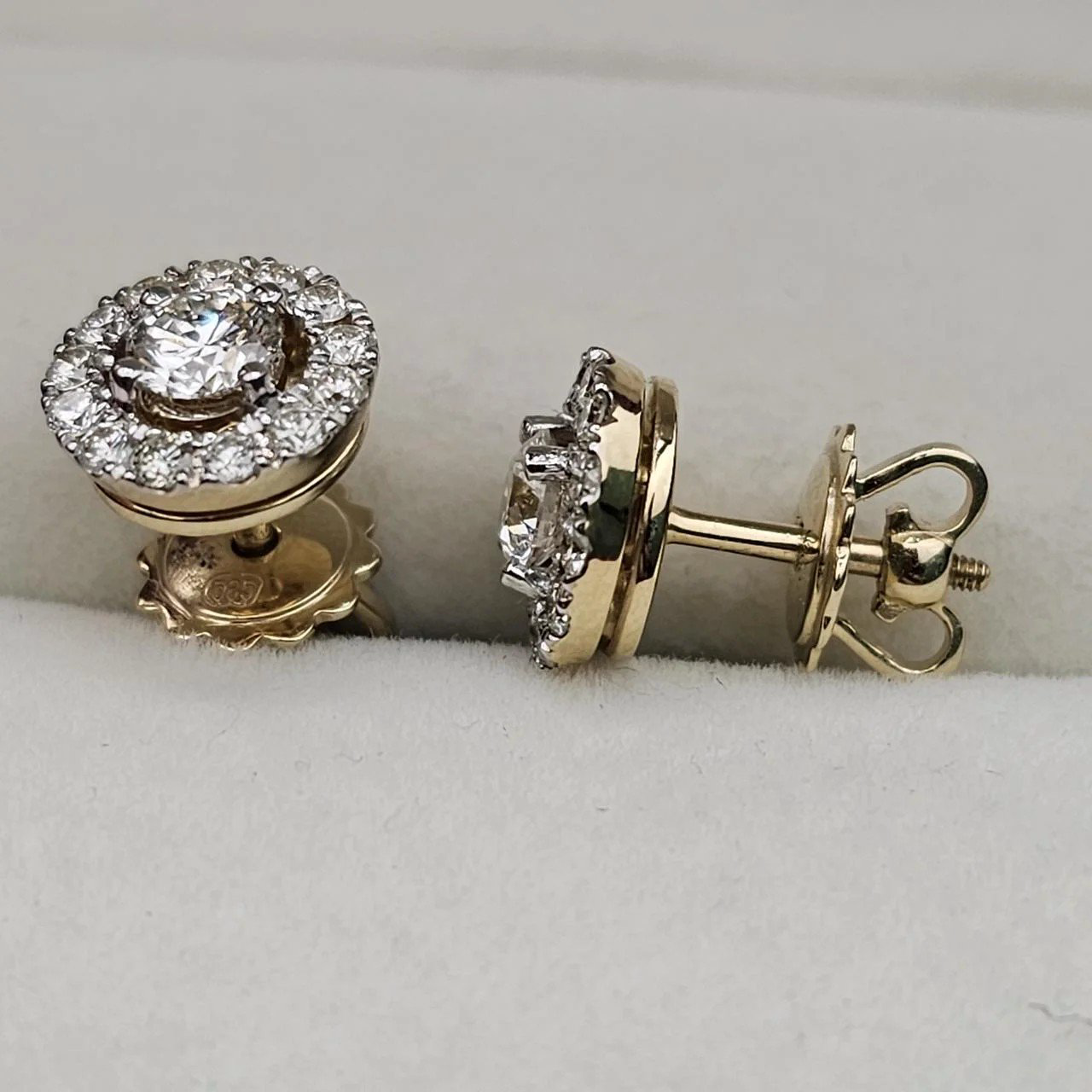 Серьги Deimantas 109892383 3,23гр 0,73ct. купить,NaN