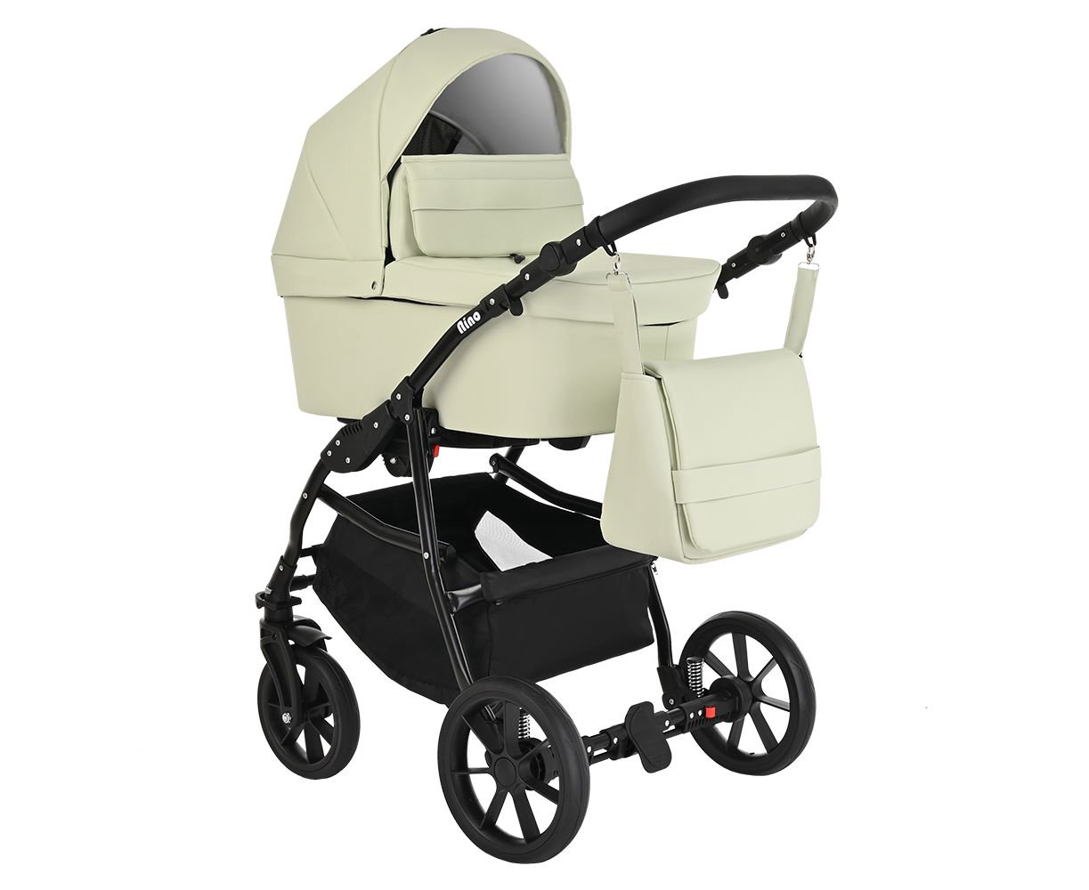 Коляска 2в1 Pituso Nino Кожа Mint купить,NaN