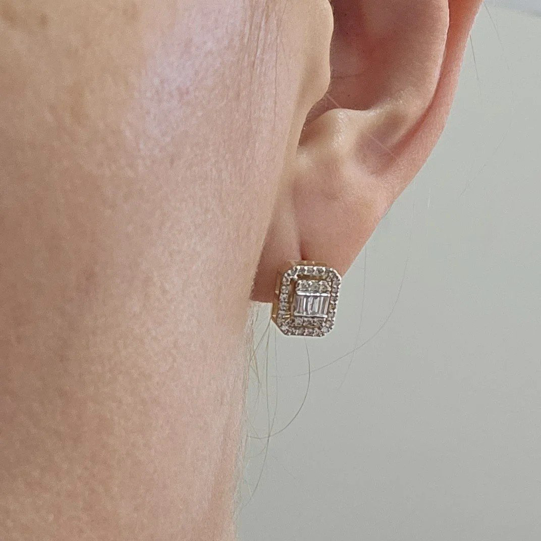 Серьги Deimantas 109857776 3,45гр 0,52ct. купить,NaN