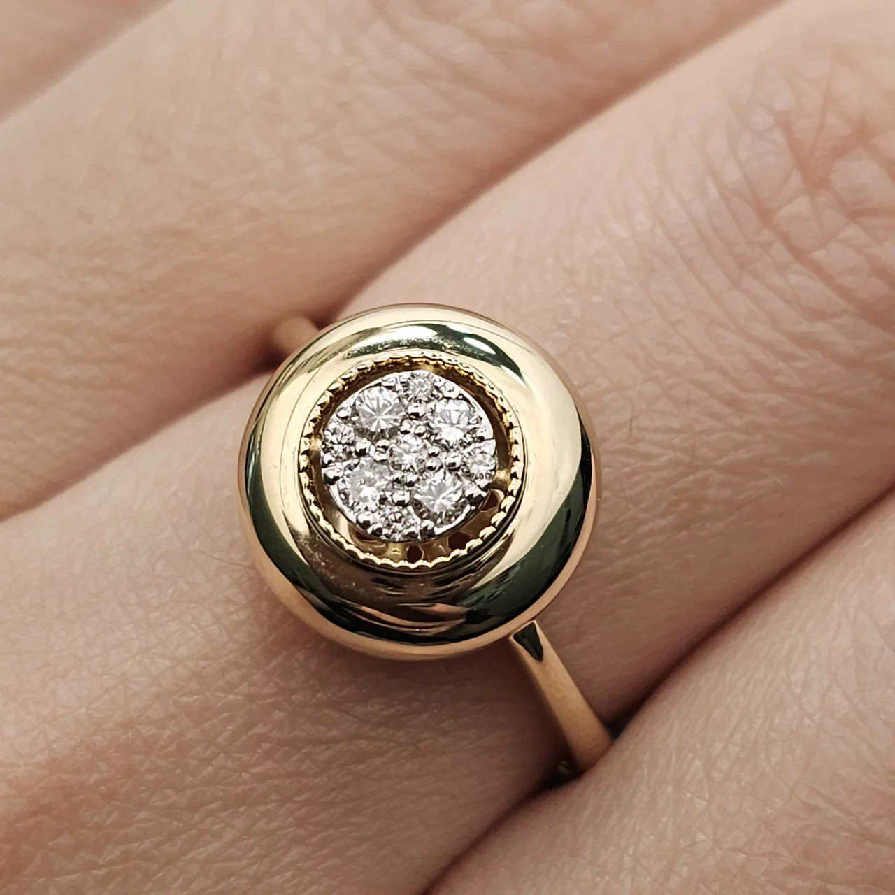 Кольцо Deimantas 109857746 19р 4,33гр 0,21ct. купить,NaN