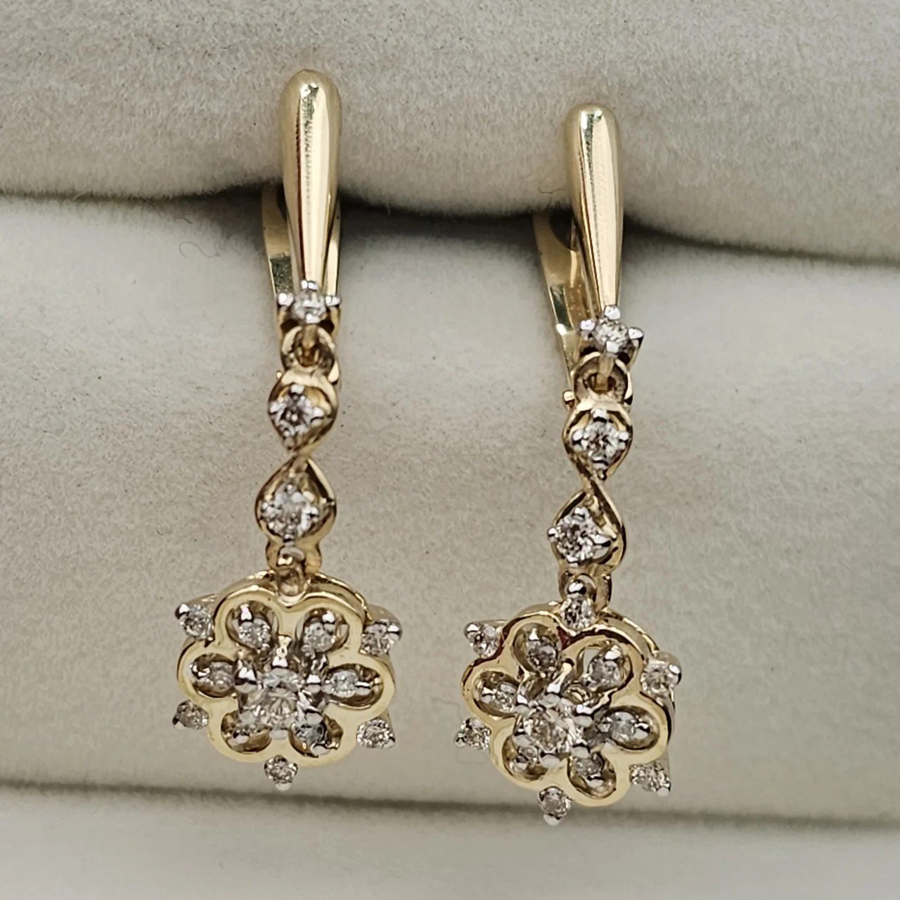 Серьги Deimantas 109892762 4,61гр 0,41ct. купить,NaN