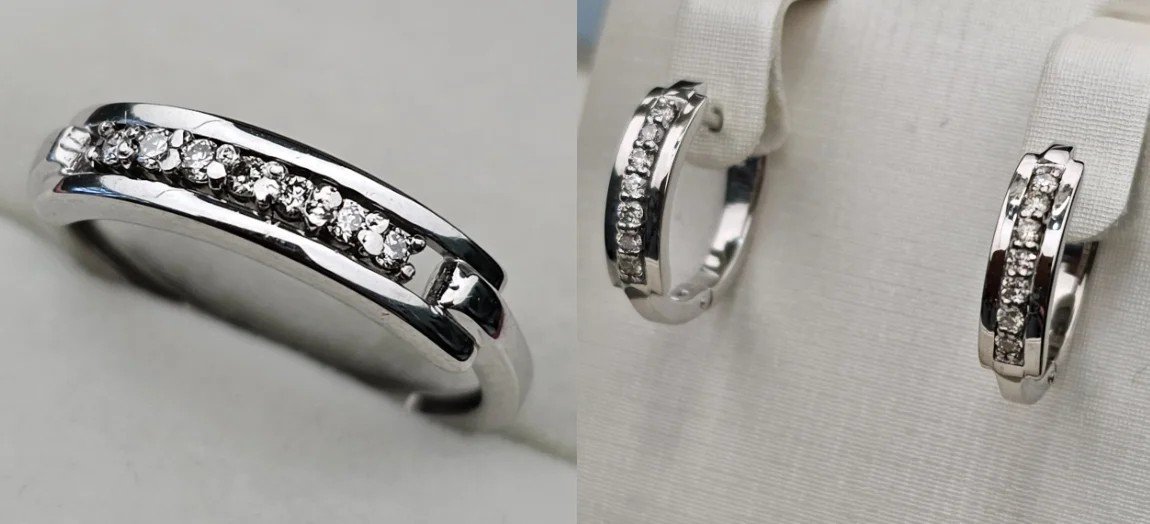 Комплект Deimantas 109858230 17р 0,111ct 0,33ct. купить,NaN