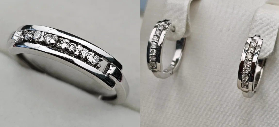 Комплект Deimantas 109858230 17р 0,111ct 0,33ct. купить,NaN