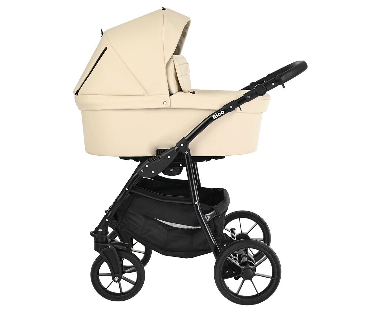 Коляска 2в1 Pituso Nino Кожа Beige купить,0