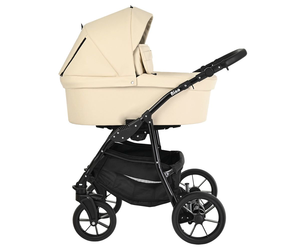 Коляска 2в1 Pituso Nino Кожа Beige купить,NaN