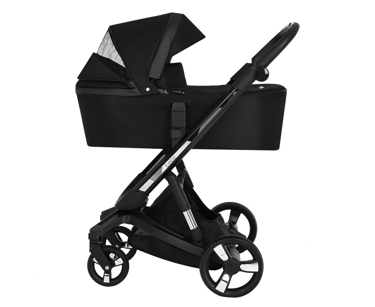 Коляска 2 в 1 Ibebe I-Stop Black/Black купить,NaN