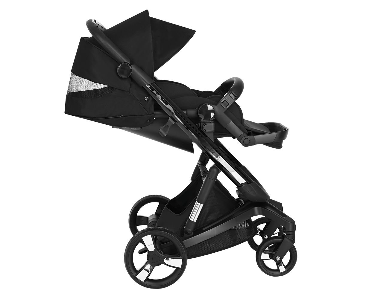 Коляска 2 в 1 Ibebe I-Stop Black/Black купить,NaN