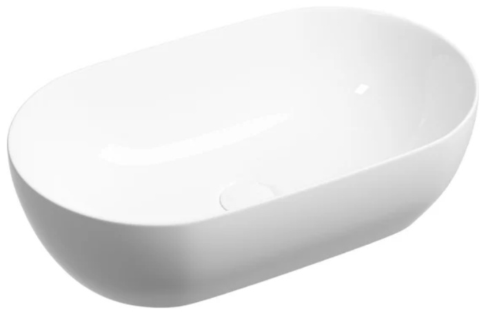 Раковина накладная Twist CN12001 50x30x14см белый