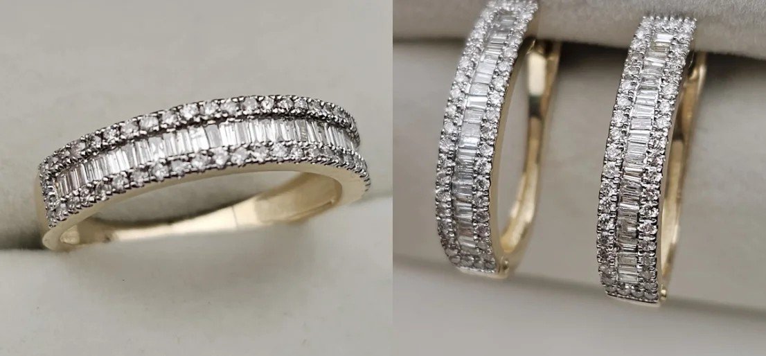 Комплект Deimantas 109955526 18р 0,60ct 0,91ct. купить,NaN