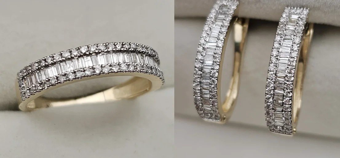 Комплект Deimantas 109955526 18р 0,60ct 0,91ct. купить,NaN