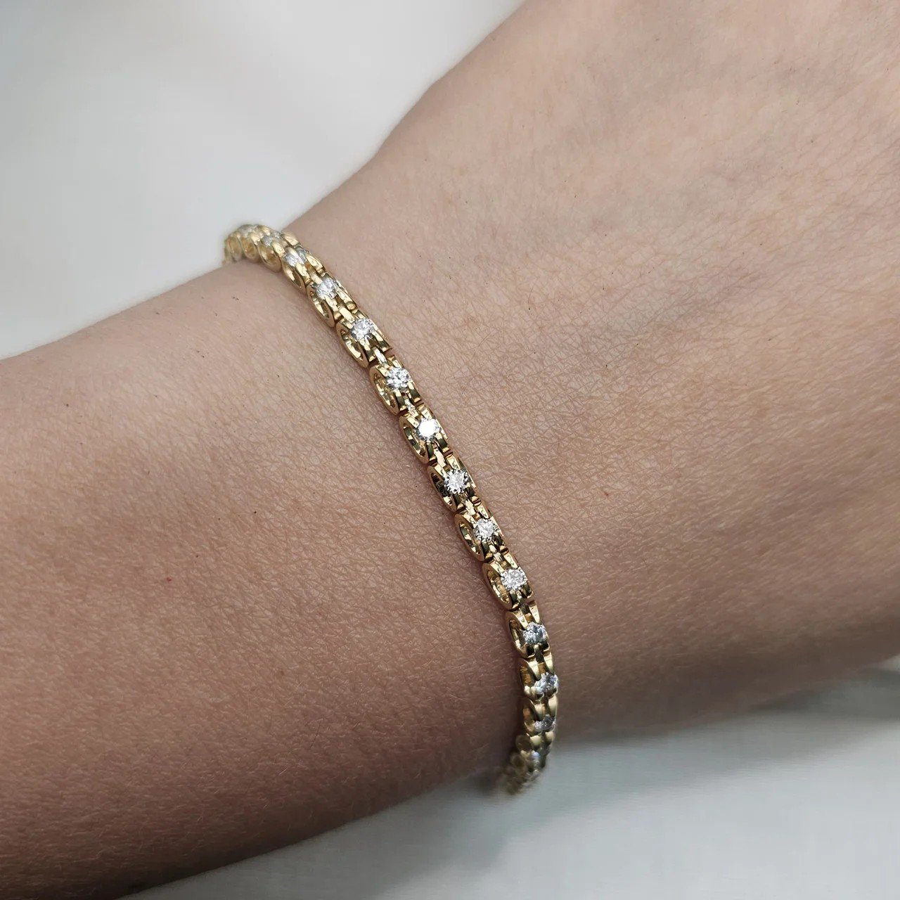 Браслет Deimantas 109892817 17,5р 8,05гр 1,4ct. купить,NaN