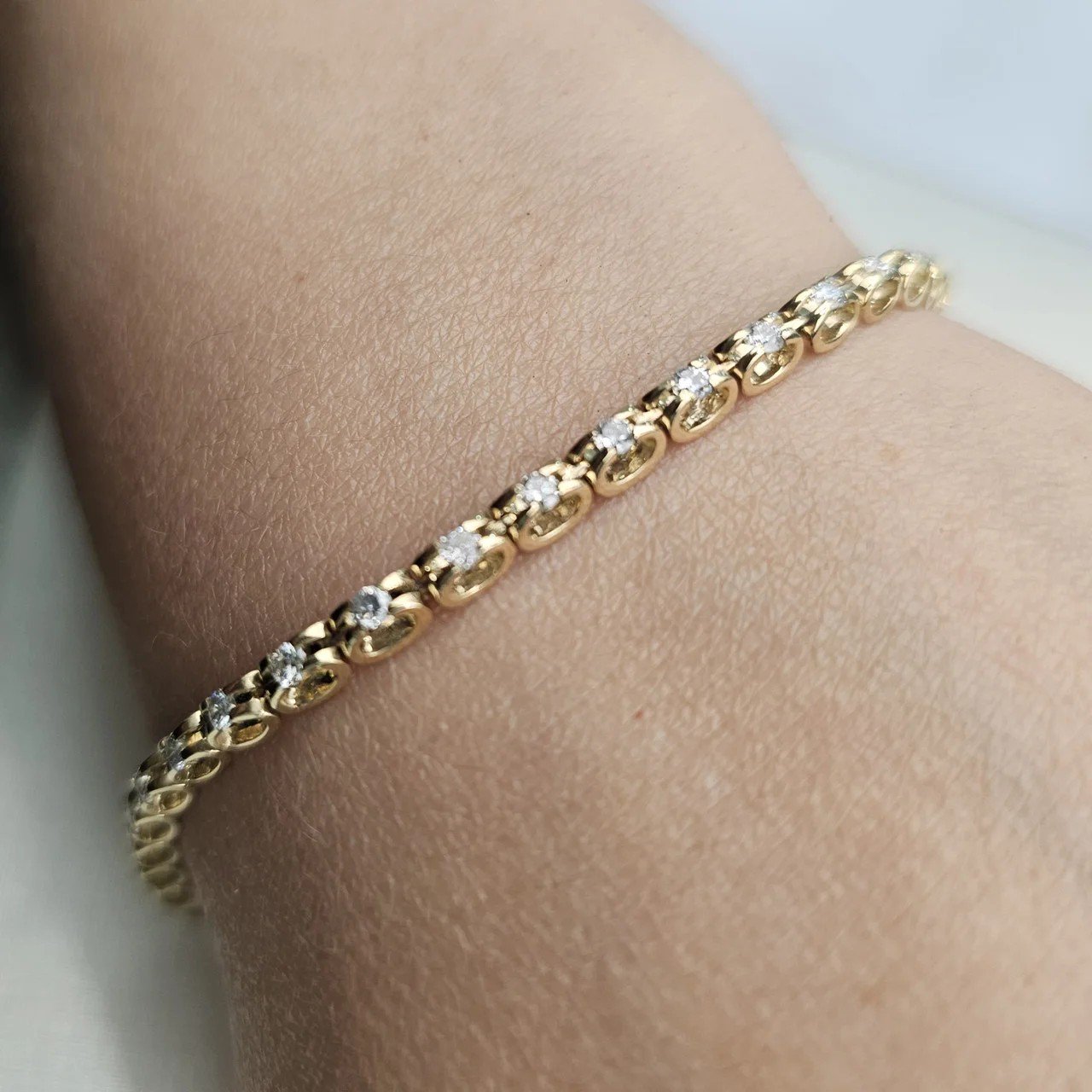 Браслет Deimantas 109892817 17,5р 8,05гр 1,4ct. купить,NaN