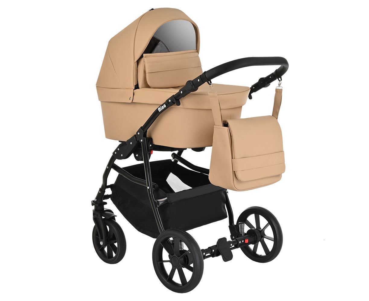 Коляска 2в1 Pituso Nino Кожа Camel купить,NaN