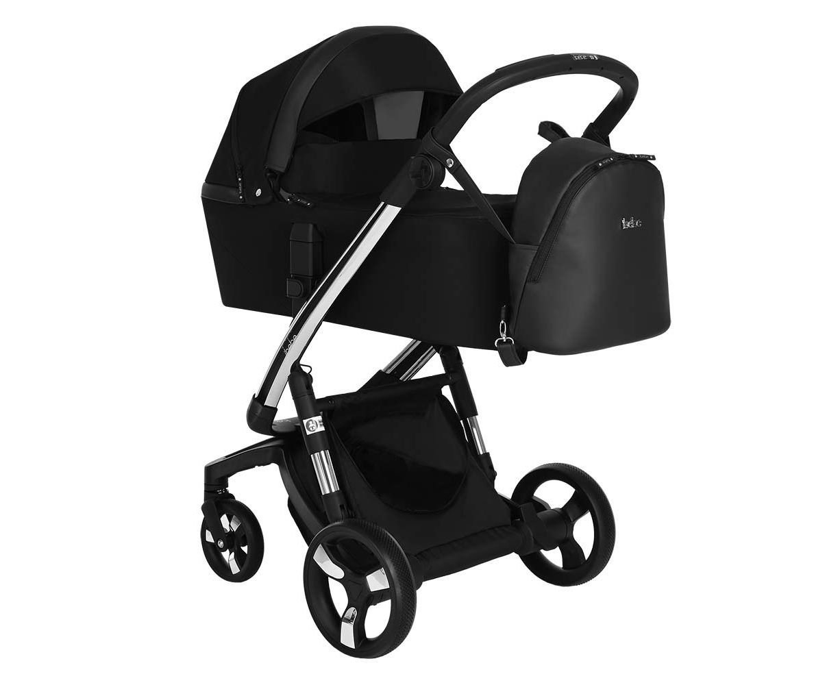 Коляска 2 в 1 Ibebe I-Stop Black/Chome купить,NaN