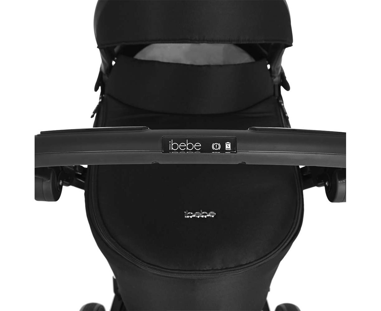 Коляска 2 в 1 Ibebe I-Stop Black/Chome купить,NaN