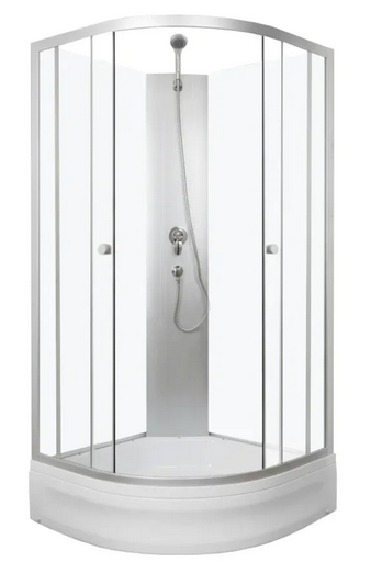 Душевая кабина River Nara Eco Б/К 90/24 90х90х206см хром