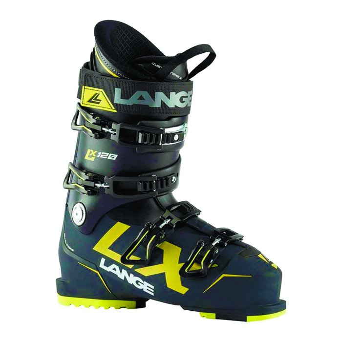 Горнолыжные ботинки Lange LX 120 LBJ6000 сине-желтые 40