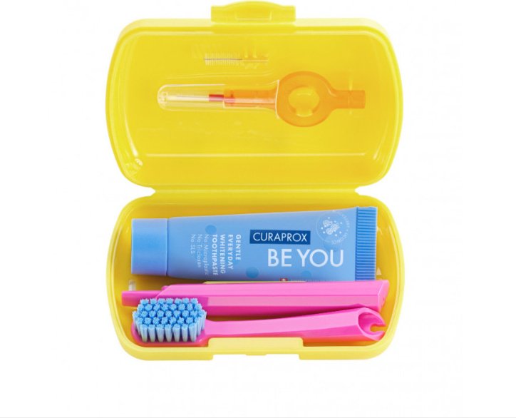 CURAPROX TS Be you yellow single набор по уходу за полостью рта экстра-мягкая 1 шт купить,13234