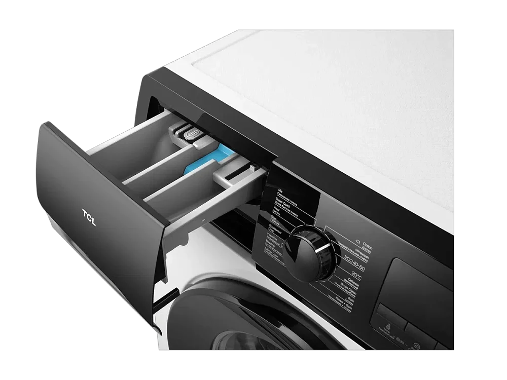 Стиральная машина TCL TWMP-606W12W1 черно-белая купить,0